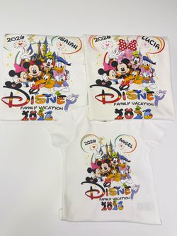 Custom Disney Family Vacation T-Shirts
