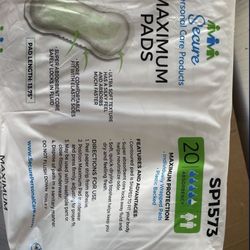 One Box  Of Maxi pads For Adults FREE 