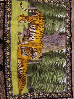 Large tiger tapestry