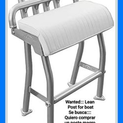 Wanted:: Lean Post For Boat ::Espanol::Se busca::: Quiero comprar un poste magro como el de la foto

Pagará hasta $300.00