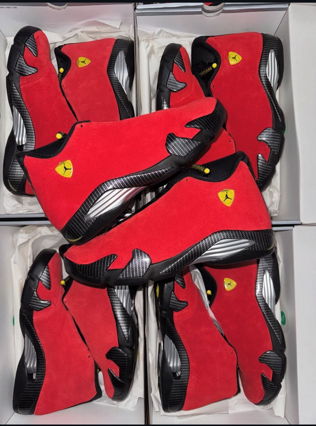 Retro Jordan 14s Ferrari’s