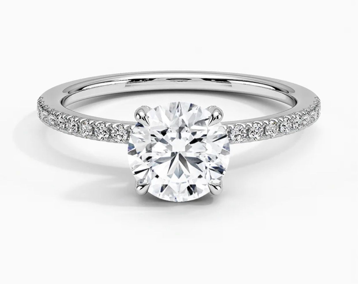 14KT Lab Grown Engagement Ring