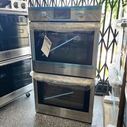 Bosch Double Wall Oven 30” Wide Electric -STAINLESS STEEL 