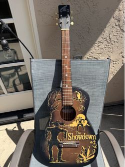Gretsch Americana “The Showdown” Acoustic Guitar – Rare Western Graphic Model