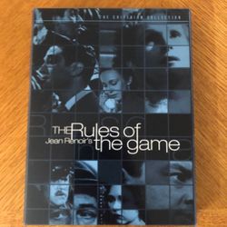 The Rules of the Game Criterion Collection DVD out of print slipcover edition