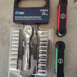 Ratchet And Allen Wrenches 