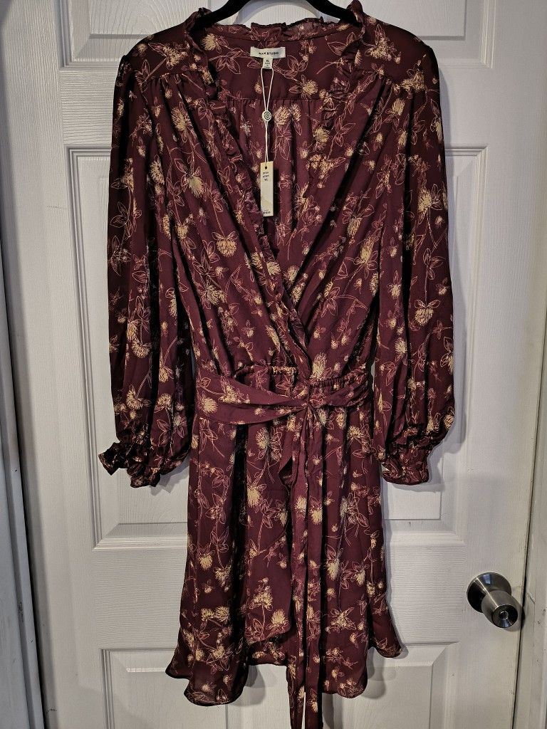 Max Studio Boho Long Sleeve XL Dress - rivacontractingsa.com
