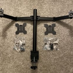 Dual PC Monitor Mount For 27” Monitors