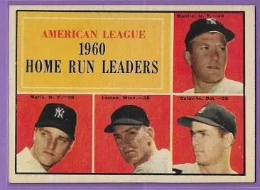 Mickey Mantle Hr Leaders 1961