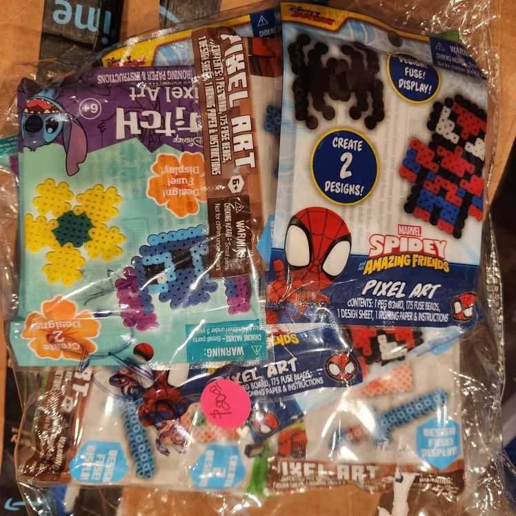 Pixel Art Sets  As Shown NEW