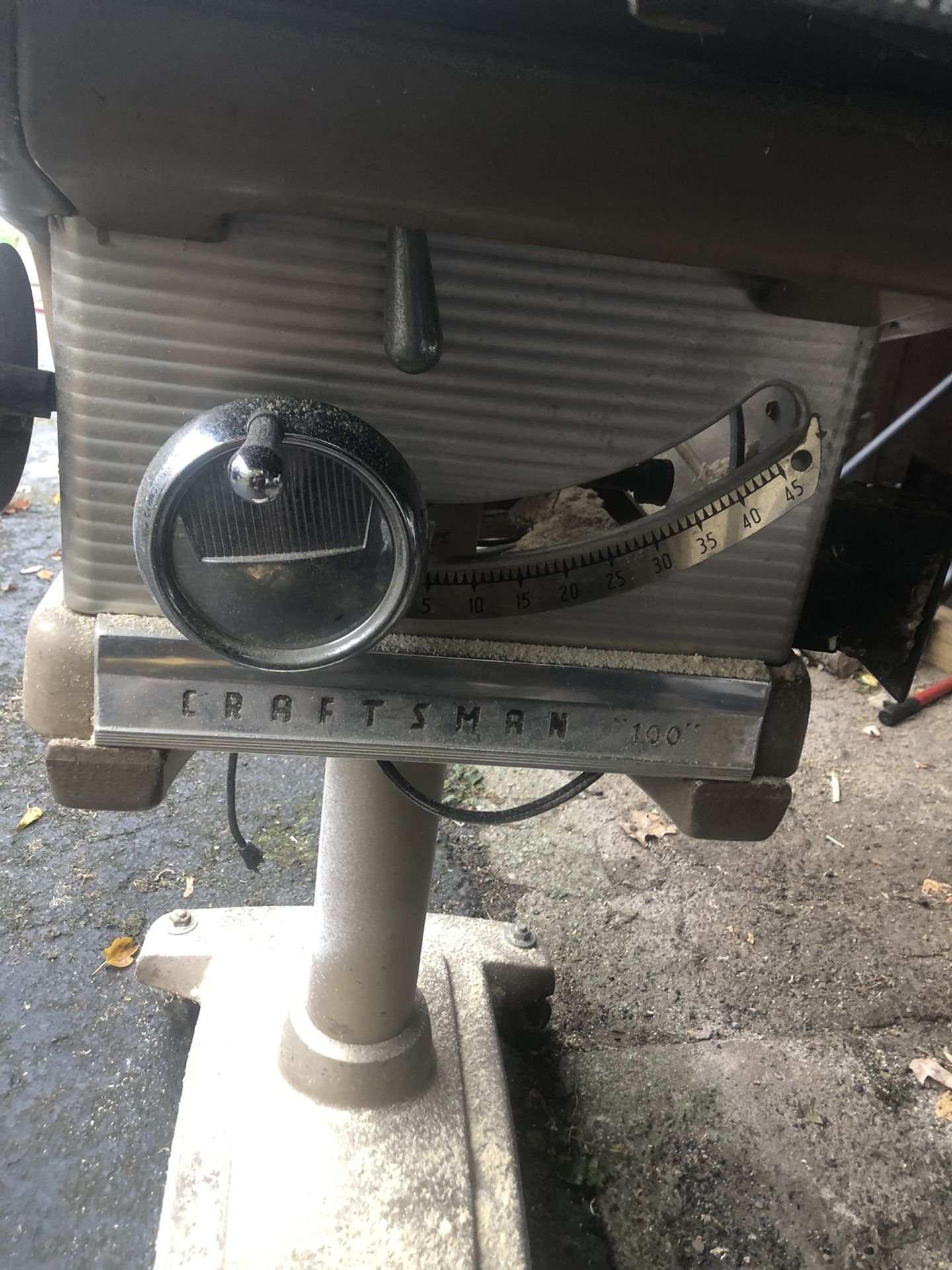 Older Craftsman Table Saw Heavy Duty