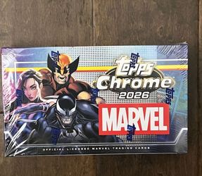 2026 Topps Chrome Marvel Comics hobby box