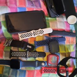 Lot Of Smart Watches, Accessories, iPhones, Tools