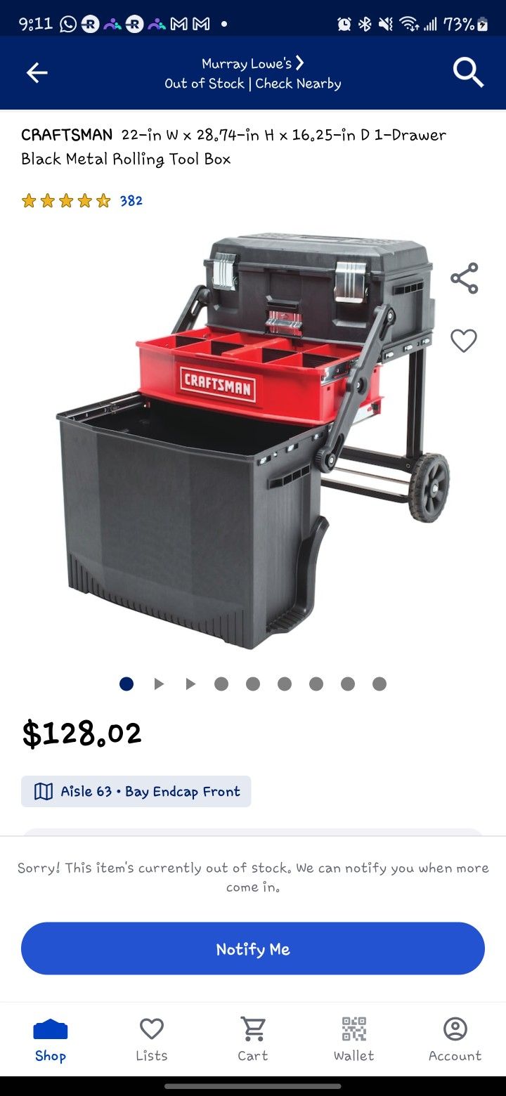 CRAFTSMAN TOOL BOX