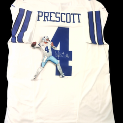 Dak Prescott Signed Autographed Cowboys Nike Elite On Field Jersey with Holographic Image, Rare, Limited Edition