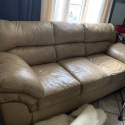 Leather Couches Set-sillones Sofas