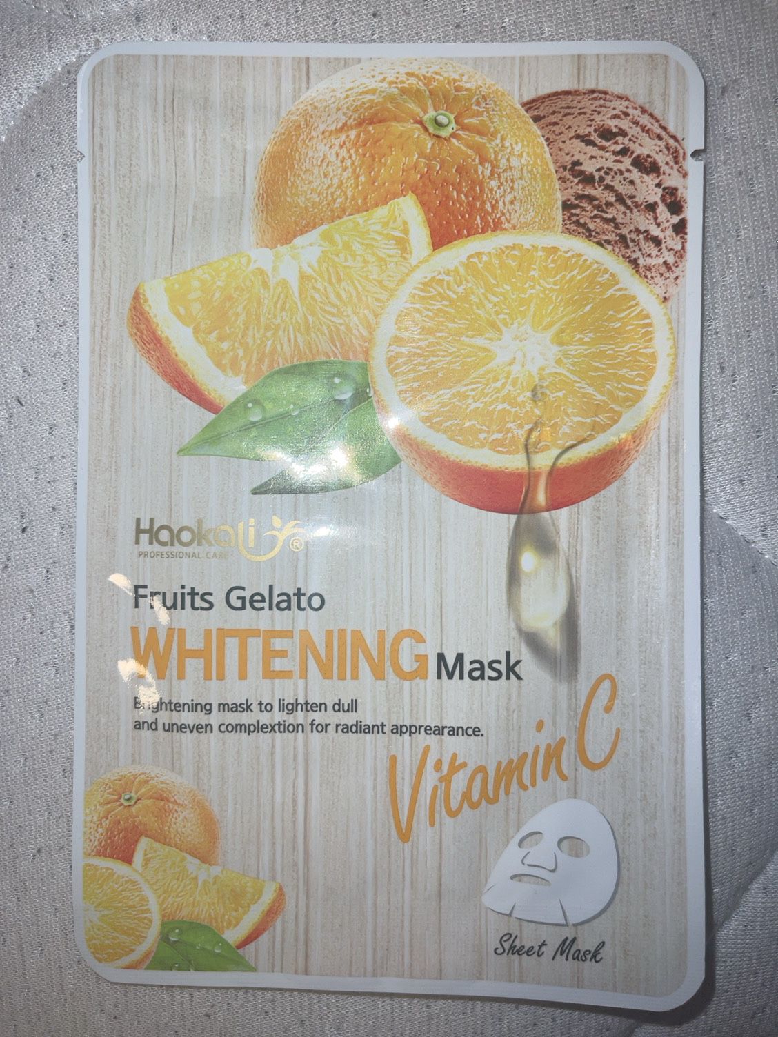 Orange Vitamin C Whitening Face Mask