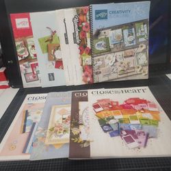 Stampin' Up & CTMH Combo Catalogs (9) Bundle EUC 