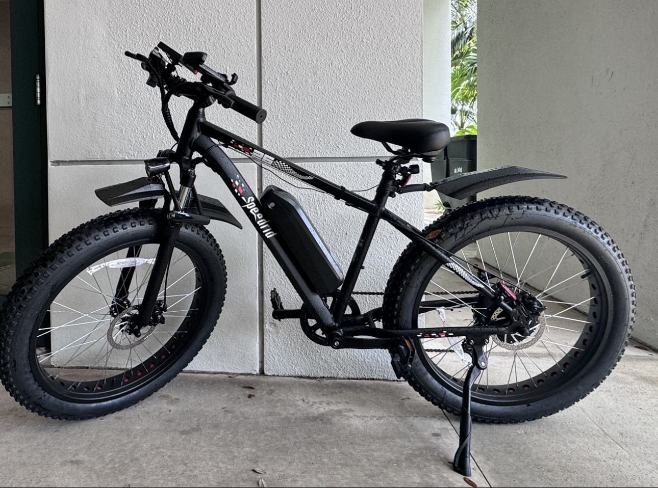 speedrid electric bicycle Watch 20'' 4.0 Fat Tire Bike on Amazon Live speed transmission system Used black Speedrid E-Bike -
