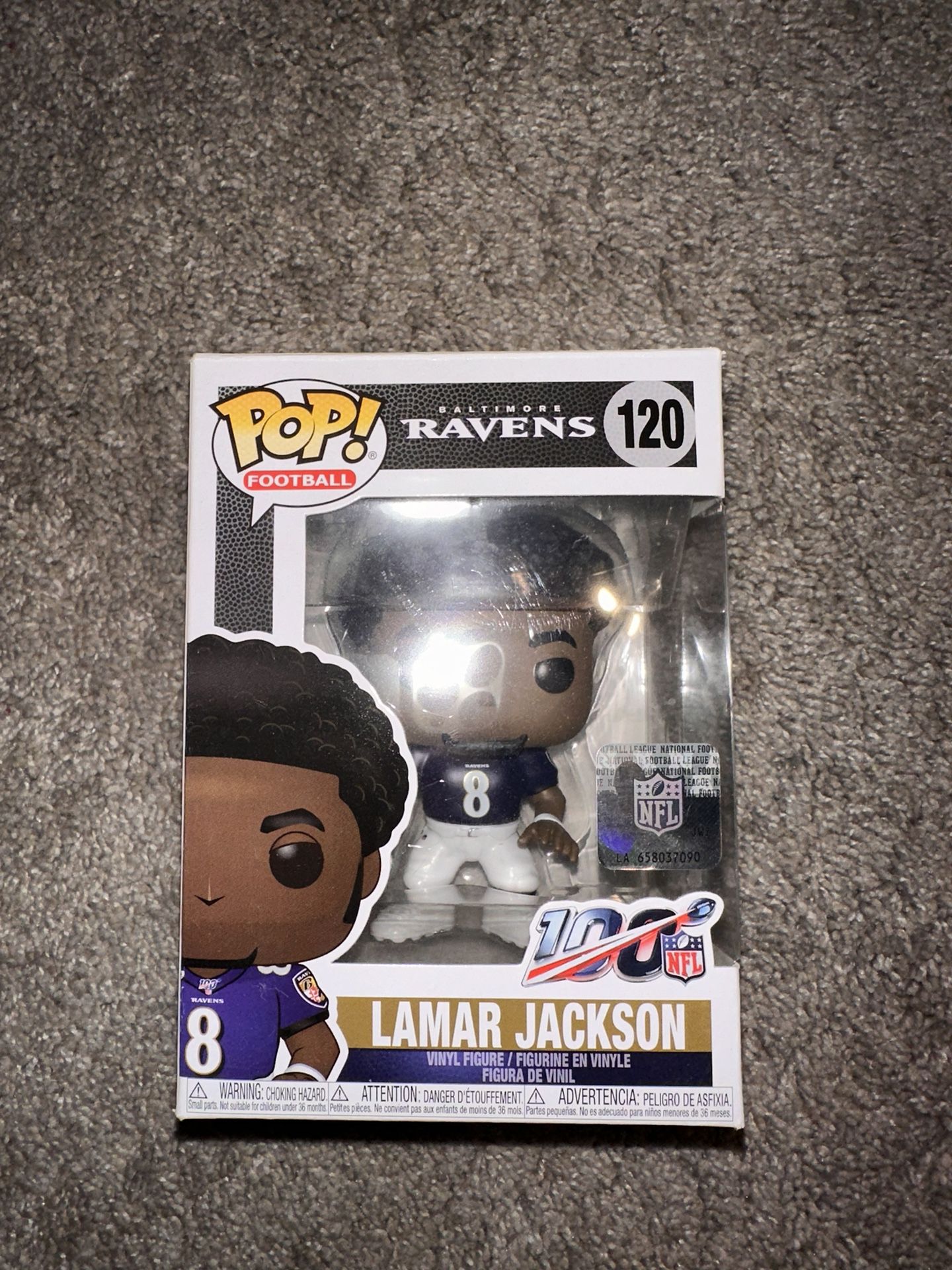 Lamar Jackson Pop Figure 