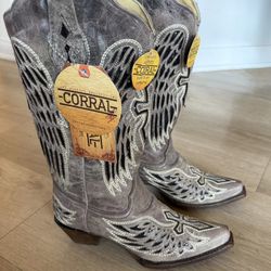 Corral Leather Cowboy Boots 