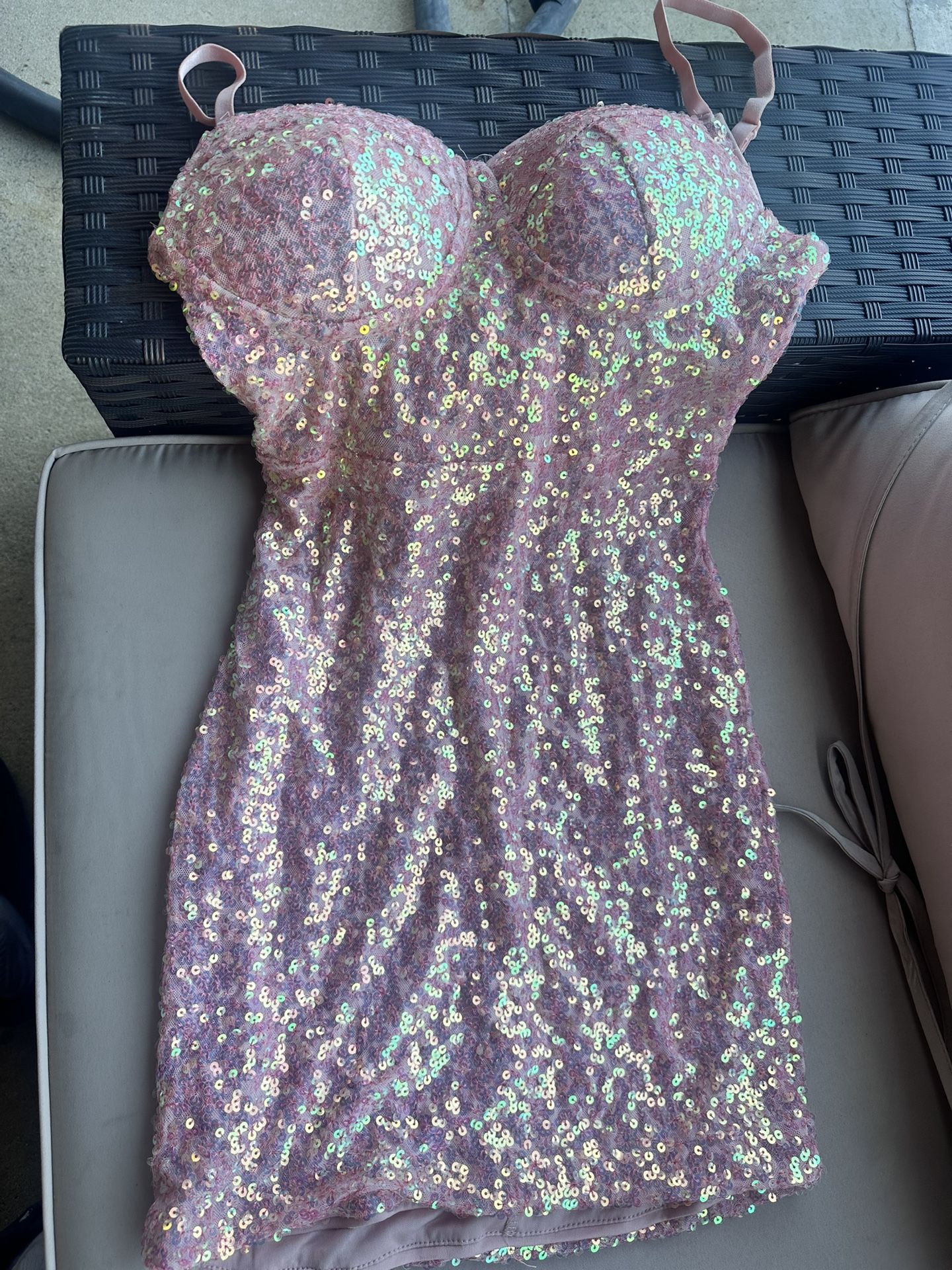 Pink Short Dress