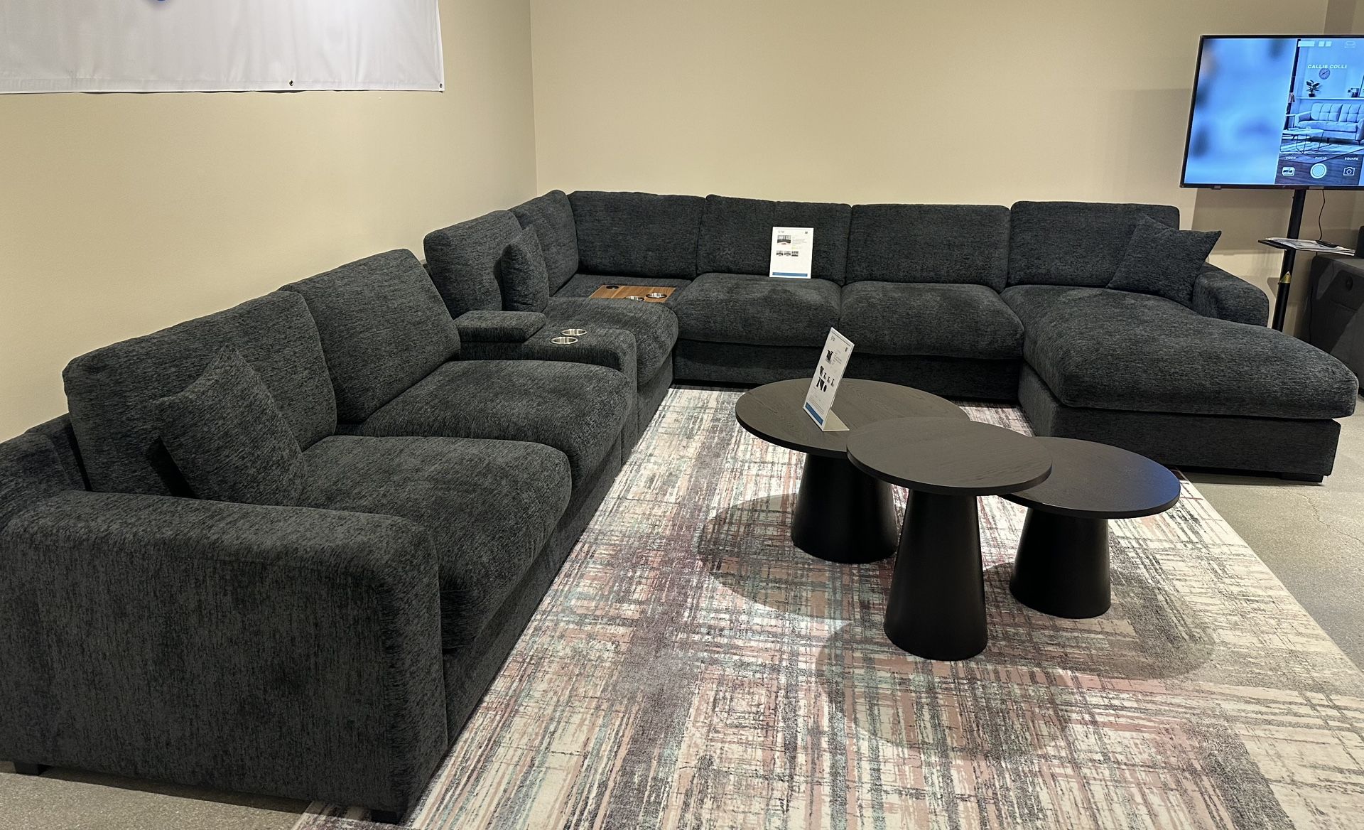 Dark Gray Sofa Sectional
