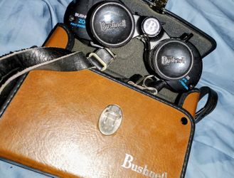 VINTAGE BUSHNELL SPORTVIEW BINOCULARS 7-15x35 WIDE ANGLE 300FT/1000YDS INSTA FOCUS WITH HARD CASE JAPAN MINT CONDITION