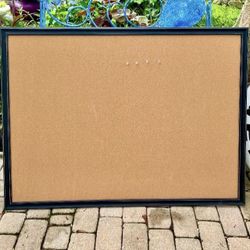 4’ Cork Board: 48”W x 36”H x .6”D