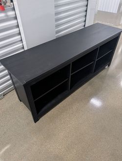 Black TV Stand / Media Console for TVs up to 70”