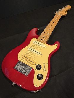 Vintage 80s D' Mini by Phased Systems Strat Stratocaster Travel Guitar Zappa Vai