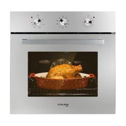 24 in. Built-In Single Electric Wall Oven with Rotisserie, 9 Cooking Modes, Mechanical Knob