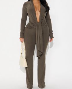 Long Sleeve Jumpsuit $20