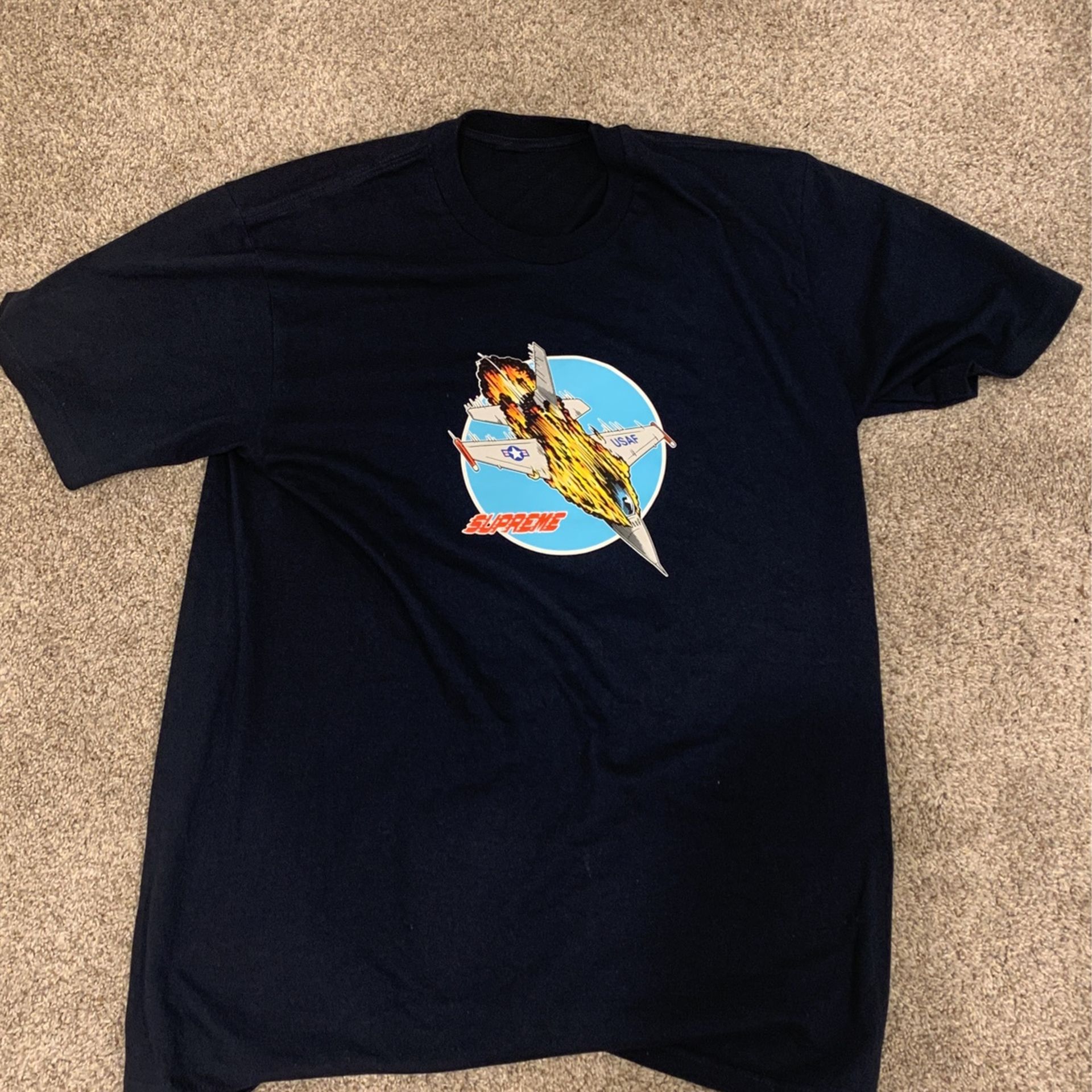 Supreme Jet Tee Navy Size L