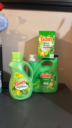Gain Laundry Bundle – Detergent, Softener & Dryer Sheets