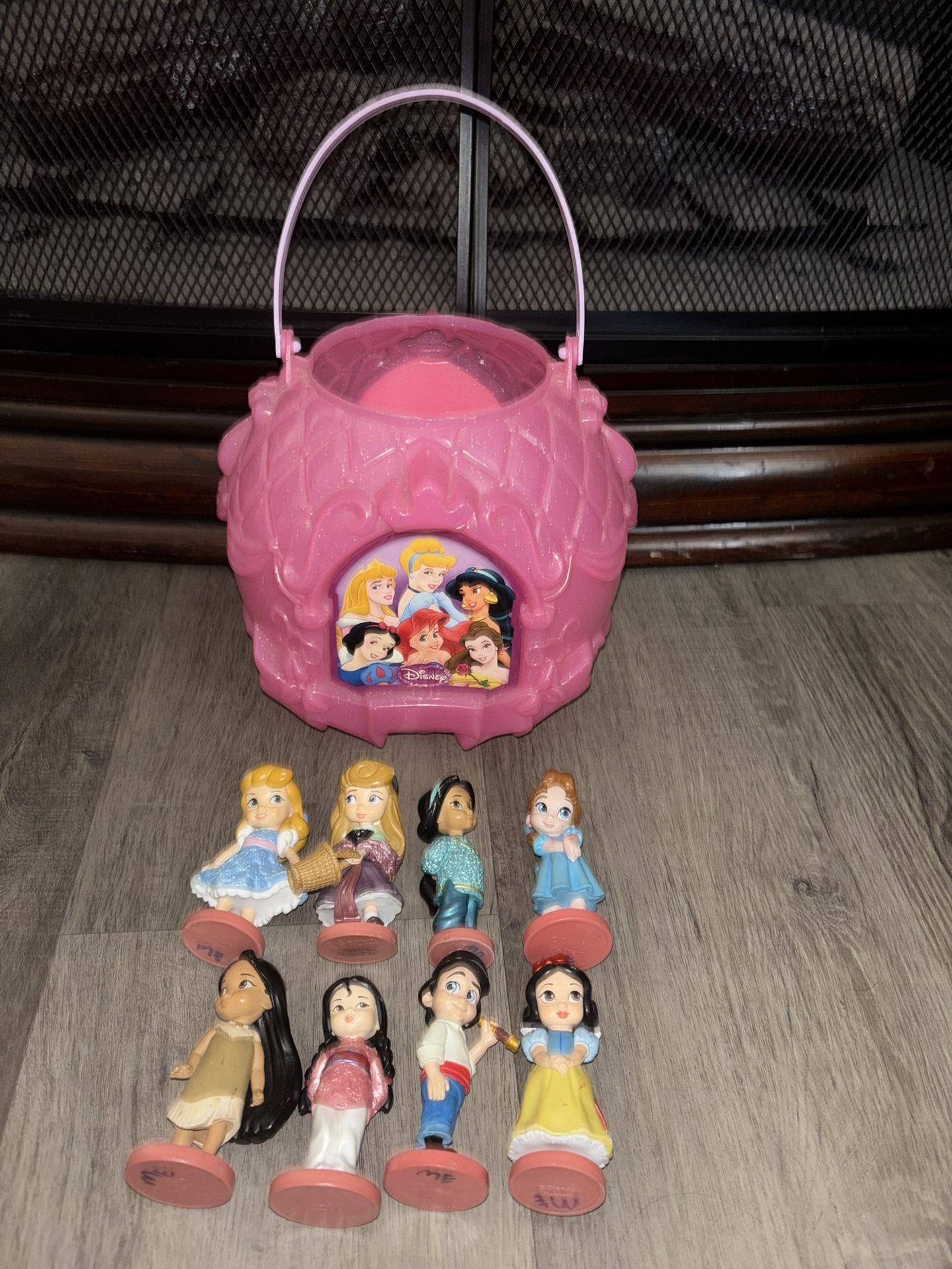 Bundle Of Dolls And Basket