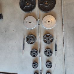 215 Lbs Worth Of Weights 