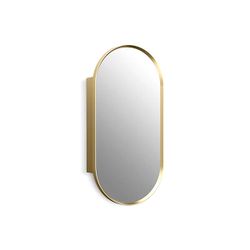 Kohler Verdera 15x30 Capsule Framed Medicine Cabinet 35573-BGL Moderne Brushed Gold