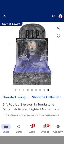 Animatronic Halloween prop