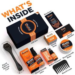 FOLLICLE BOOSTER Complete Beard Growth Kit (6 pieces)