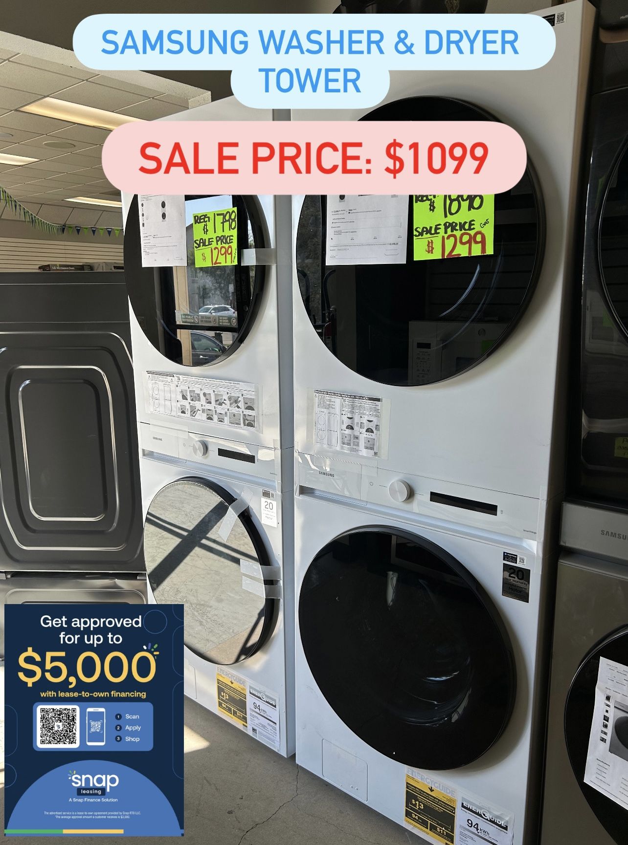 Samsung Washer And Dryer Tower 
