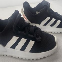 Kids Black / White Adidas Shoes - Size 6 Boys