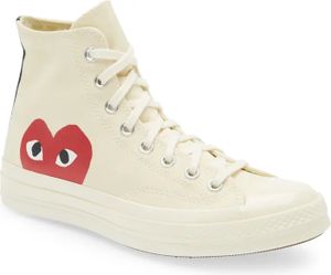 CDG Converse High Top Sneaker (Off white)