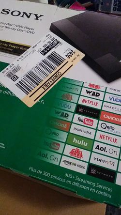 SONY DVD BUILT IN STREAMING NETWORK