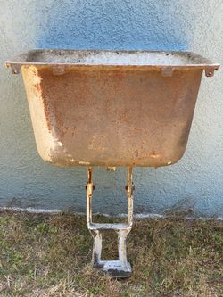 Vintage Cast Iron Utility Slop Sink