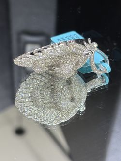 NEW Lion King Pendant 5.30 C.T Moissanite S925 VS. D Color RP