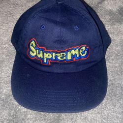 Supreme Gonz Hat 6 Panel Navy SS18