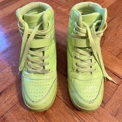 Green High Top Ankle Support Sneakers 