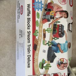 Little Tikes Waffle Blocks Steam Train Deluxe - Building Set