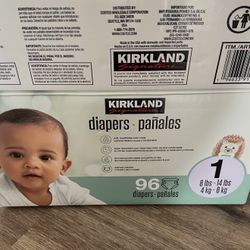 Diapers - size 1 -free